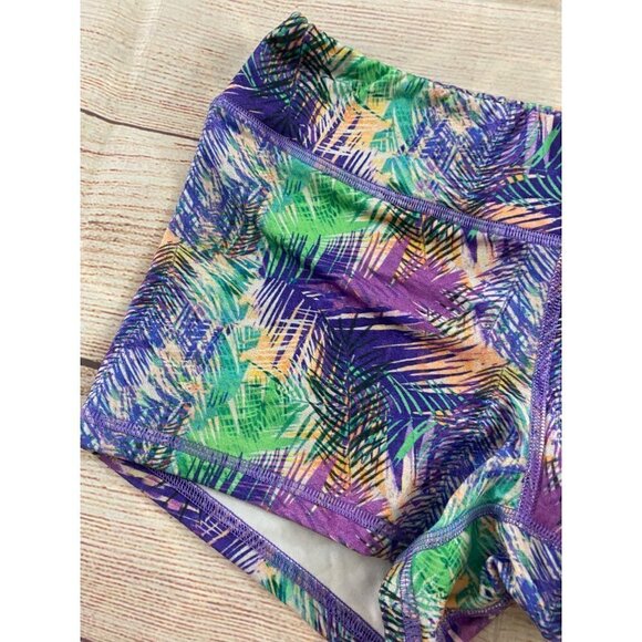 Fleo Women's Crossfit Leaf Barbella Box Athletic Shorts - Medium - Picture 2 of 11